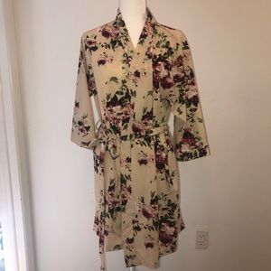 Floral robe